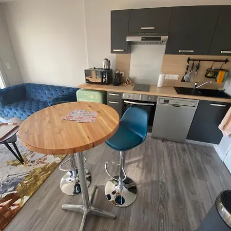 T2 Avec Parking, Loggia, Vue Puy De Dome 아파트