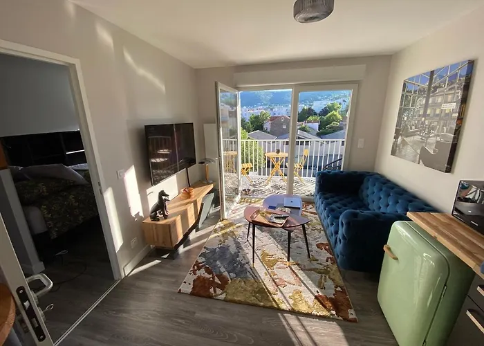 T2 Avec Parking, Loggia, Vue Puy De Dome *